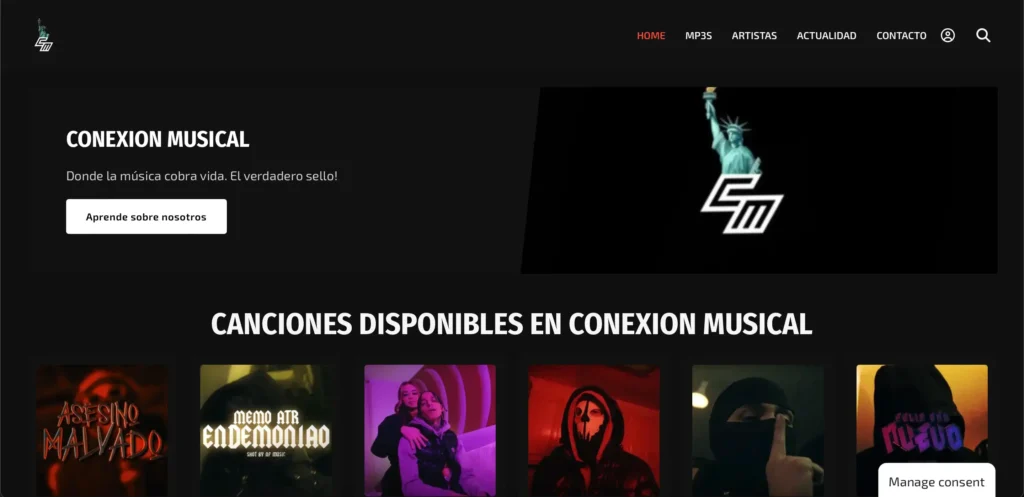Conexion Musical bajo nuevo diseno 2024
